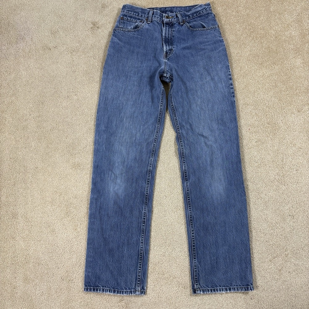 LL Bean Classic Fit Straight Leg Jeans Medium Wash Denim Mens 31x34 Outdoor
